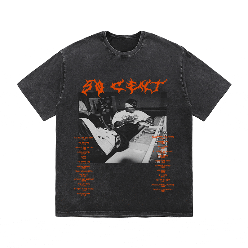 50 CENT HEAVY WEIGHT COTTON TEE-8922